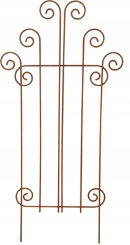 Plot palisádový záhradný záliv kladivkový hrdzavý 48 cm