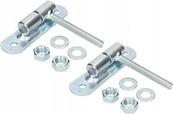 Nastaviteľný záves brány s guľou ø 24 m12 2 ks.