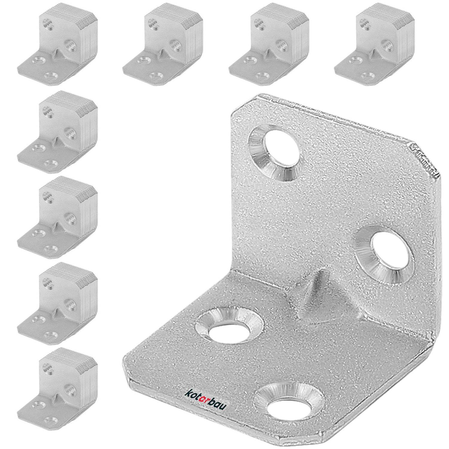 Uholník s prelisom 25x25x25 - 100 ks.