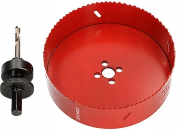 Bimetalová píla na diery 140 mm adaptér na frézovanie korunky