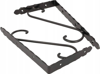 Držiak police 30x15 podperný uholník držiak retro kovaný sada 2 ks.