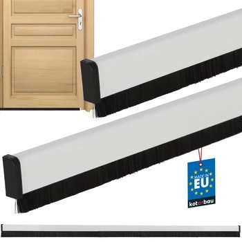 Tesniaca lišta pod dvere biela 27 mm 1 m sada 2 ks.