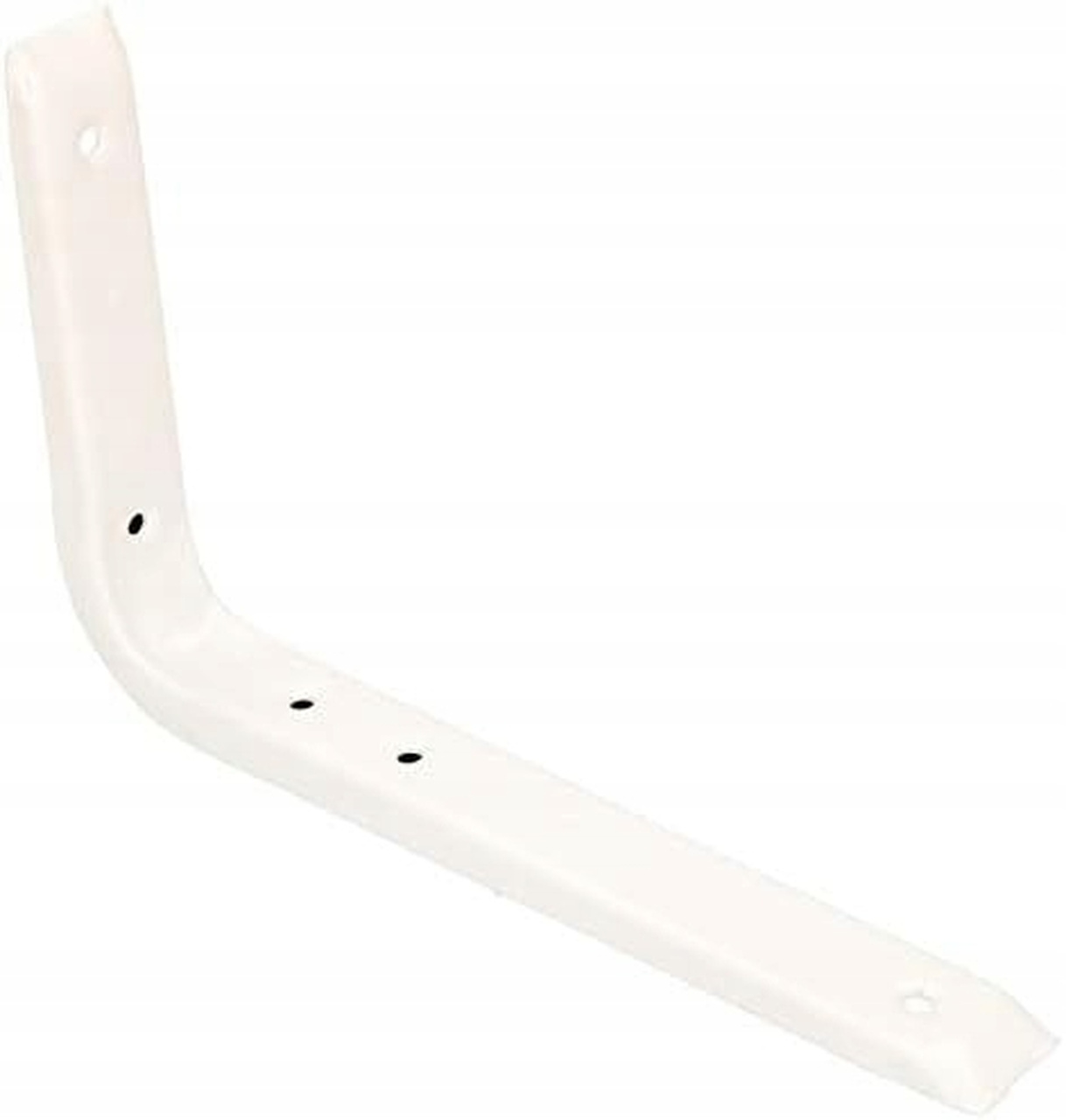 Rohový držiak regálový pod poličku 140x200 mm - Farba biela