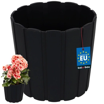Kvetináč plastový antracit 5x15 cm