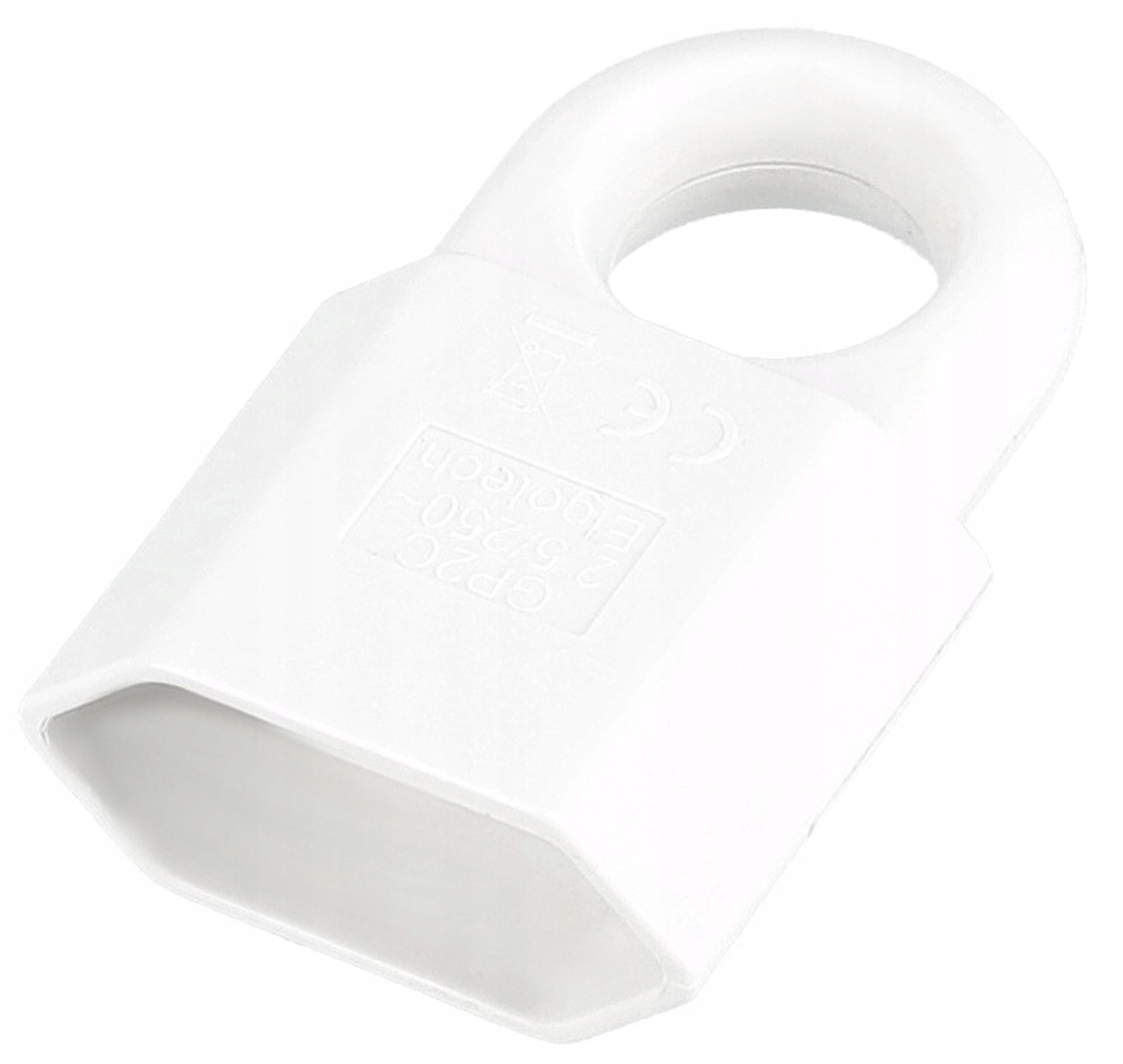 Prenosná zásuvka s držadlom rozoberateľná b/u - Farba biela