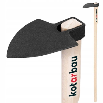 Srdcový kopáč s motykou 130 mm záhradný kovaný hriadeľ