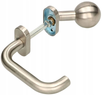 Pravostranná pevná kľučka na dverách s úzkym krídlom