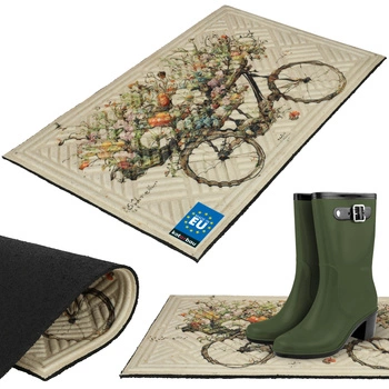 Rohožka 45x75 bicykel dekoratívna k dverám