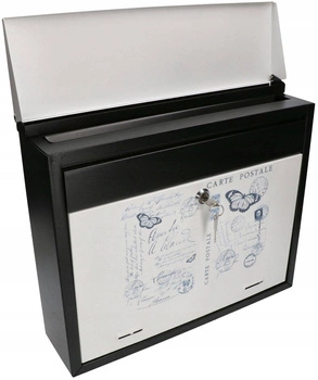 Poštová schránka na poštové noviny zdobená grafikou