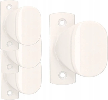 Držadlo dverí sada 65 pre dvere bránka - 4 ks - Farba biela