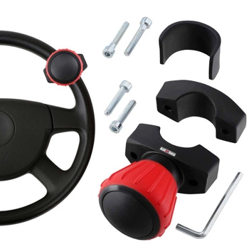 Gombík na ložisko volantu traktora červený 9 cm