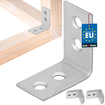 Spojovací tesársky uholník 30x30x17 mm sada 25 ks.