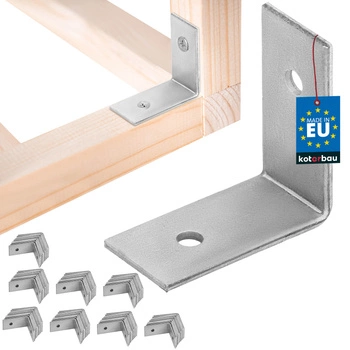 Tesársky uholník nerezový pozinkovaný 30x30x15 mm sada 100 ks.