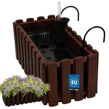 Kvetináč balkónový hnedý 400 MM