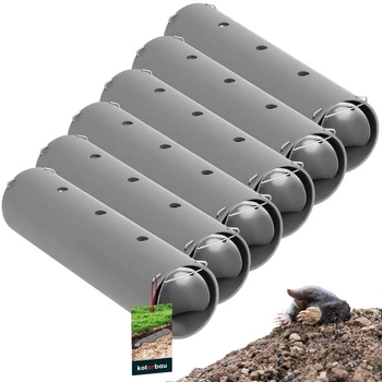 Tunelová pasca na krtkov 20 cm sada 6 ks.