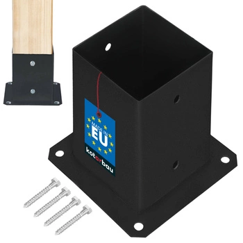 Základ stĺpa skrutková natretý práškovou 90x90 mm