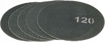 Brúsny kotúč tvrdý 5x sieťový kotúč na suchý zips 120