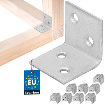 Uholník spojovací tesársky 25x25x25 sada 100 ks.