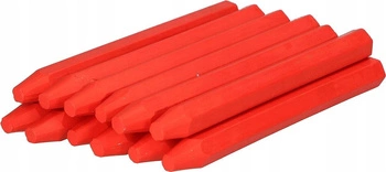 Červená technická krieda na značenie dreva - 12 ks