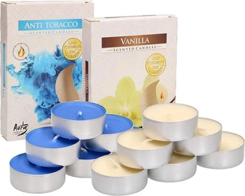 Sada ohrievačov sviečok s vonnými náplňami - 12 ks