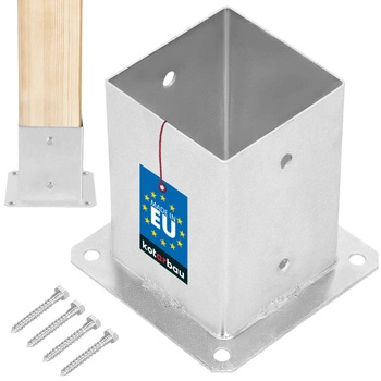 Základňa stĺpa priskrutkovaný držiak kotva 100x100