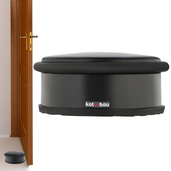 Voľne stojaci dverový nárazník čierna 4 cm