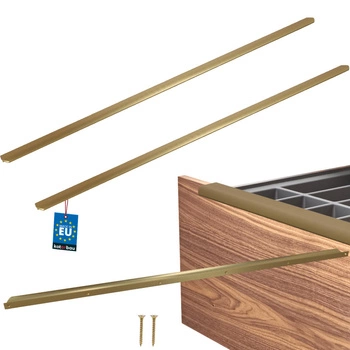 Úchyt nábytkový hliníkový zlatý mat 980/1000 mm sada 2 ks.