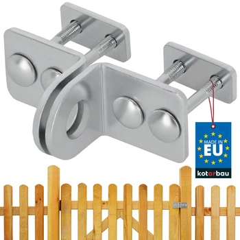 Zámok visiaci na dvere brány strieborný 30 mm