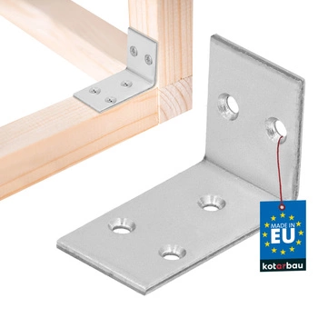 Tesársky uholník nerezový pozinkovaný 30x45x25 mm