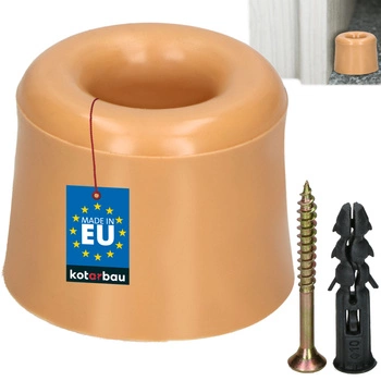 Doraz dverový gumový béžový 27 mm