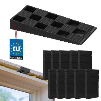 Montážne kliny 94mm malé pre okná dvere 250ks