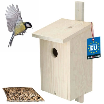 Vtáčia búdka drevená duté potraviny