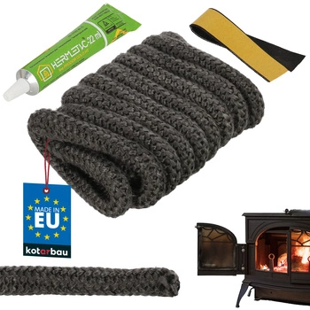 Priadza na utesnenie krbu a pece + lepidlo 14 mm 2,5 m