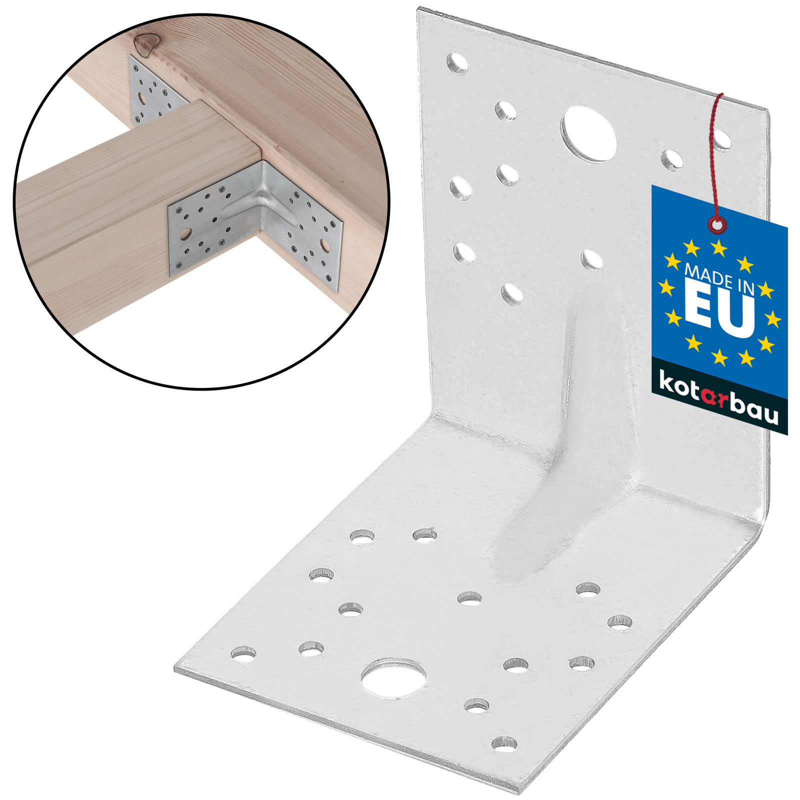 Uholník s prelisom 100x100x80