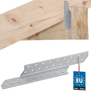 Tesársky spojovací prvok krokvový spojka pravý 250x35 mm