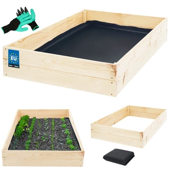 Debnička na zeleninu drevená bylinky pestovanie 140x80x18 cm