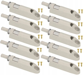 Tlmič nárazov s adaptérom na tiché zatváranie skríň - 10 kusov.