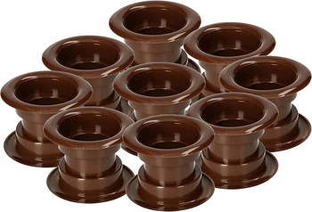 Manžeta pre dvere ventilačná trubica - 10 ks - Farba hnedá