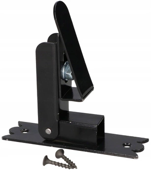 Čierna západka uzáveru uzáveru