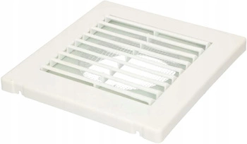 Vetracia mriežka fi 100 mm biely prívod