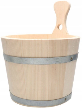 Drevené vedro na saunu 5l