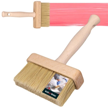 Lavica so štetcom veľká široká na základný náter tapiet 110 mm