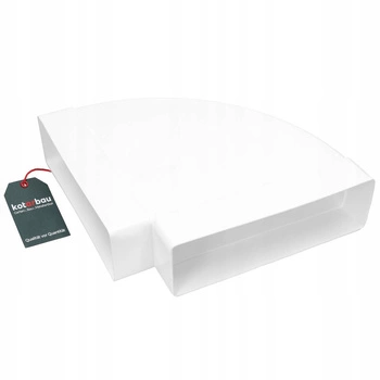 Horizontálne ventilačné koleno 204x60