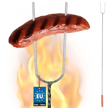 Vidlička na klobásy na ohnisko 120 cm