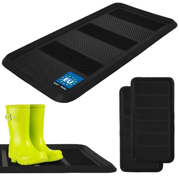 Podložka na mokré topánky čierna 40x80 cm sada 2 ks