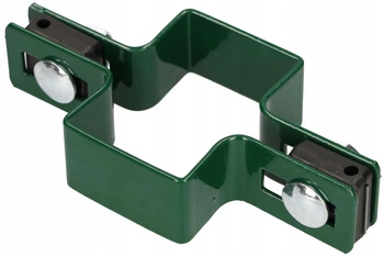 Držiak stĺpika panelu plotu 60x40 mm medzistupňový - Farba zelená