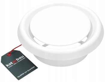 Prívodno-odvodný ventil biely fi 150 príruba