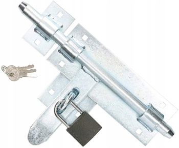 Garážová brána so závorou 270 mm pre bránu s visiacim zámkom