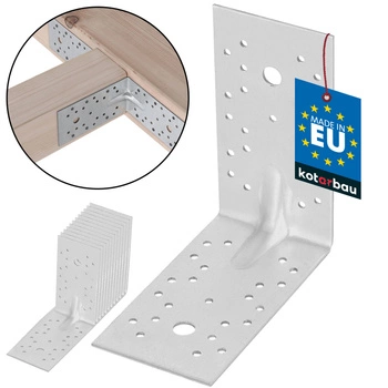 Uholník s prelisom 150x150x80 - 12 ks.