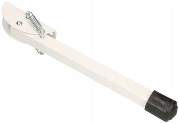 Podpera 200mm nožička blokáda garážových dverí a brán - Farba biela